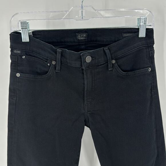 Citizens of Humanity Emannuelle Low Rise slim Boot Jeans black cropped size 27 - Picture 4 of 11